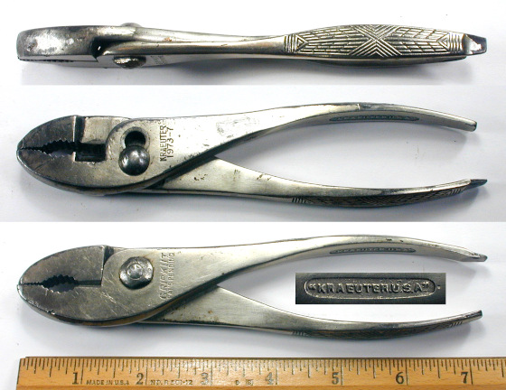 [Kraeuter 1973-7 7 Inch Combination Pliers with Side Cutters]