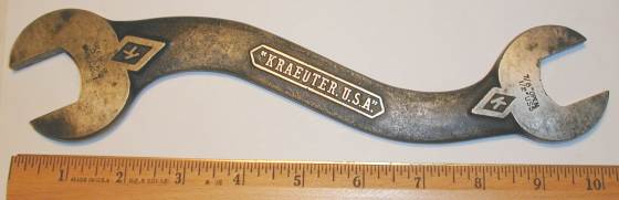 [Kraeuter B2832 7/8x1 S-Shaped Open-End Wrench]