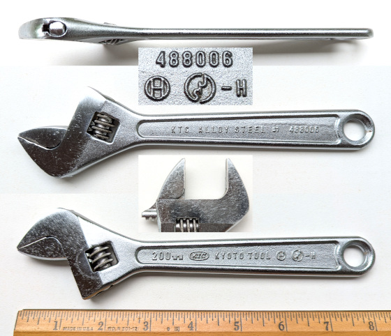 [KTC 488006 200mm Adjustable Wrench]
