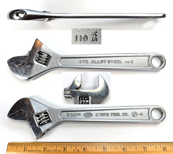 [KTC SA 200mm Adjustable Wrench]