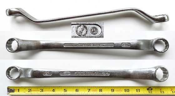 [KTC 21x23mm Offset Box-End Wrench]