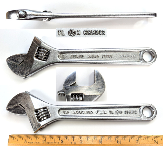 [Lobster TL 200mm Adjustable Wrench]