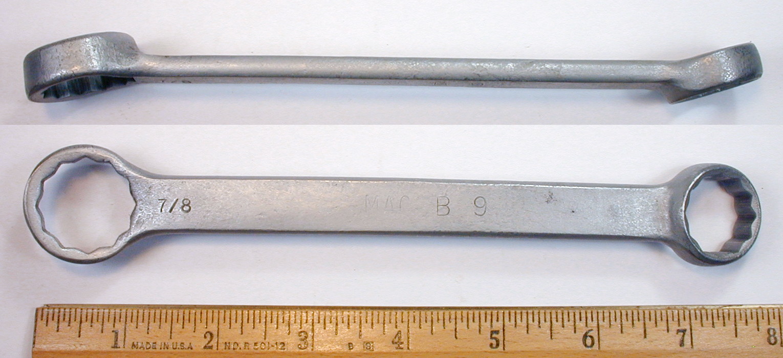 MAC TOOL CO.,S-152 SOME USE 1/2 in.12 POINT BOX FAN OR DISTRIBTOR WRENCH,13 in 