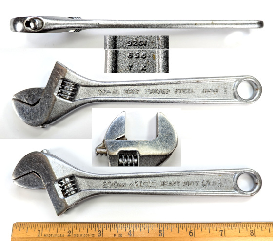 [MCC TK 200mm Adjustable Wrench]