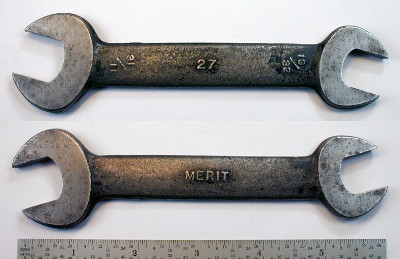 [Merit 27 19/32x11/16 Open-End Wrench]