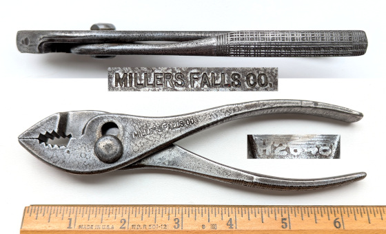 [Millers Falls No. 1470 6 Inch Slip-Joint Combination Pliers]
