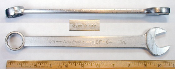 [New Britain NDF-64 7/8 Combination Wrench]