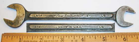 [New Britain NDF-18 1/2x9/16 Open-End Wrench]