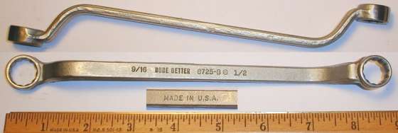 [None Better 8725-B 1/2x9/16 Offset Box-End Wrench]
