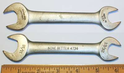 [None Better 4734 19/32x11/16 Open-End Wrench]