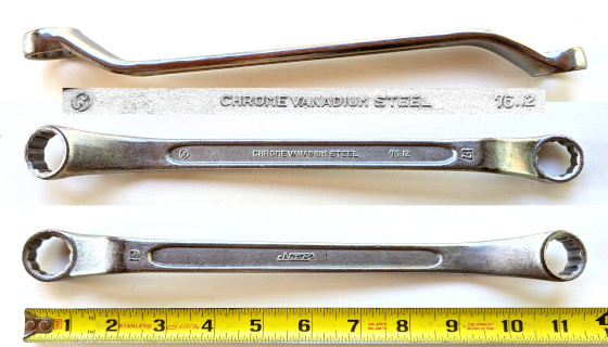 [NTK 17x19mm Offset Box-End Wrench]