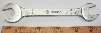 [P&C 2820 9/16x5/8 Open-End Wrench]