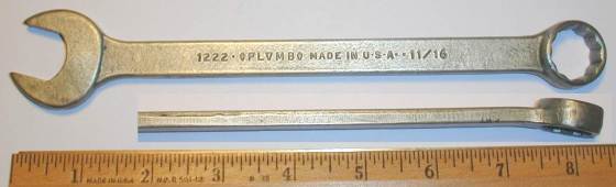 [Plomb 1222 11/16 Combination Wrench]