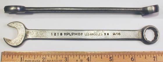 [Plomb 1218 9/16 Combination Wrench]