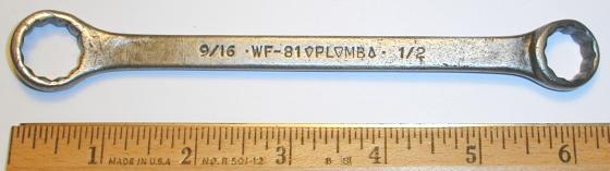 [Plomb WF-81 1/2x9/16 Box-End Wrench]