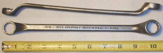 vintage ________________WE-42 Details about   Plomb tappet model No.3425 open end wrench 