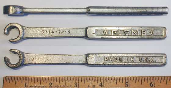 [Plomb 3714 7/16 Flare-Nut Wrench]