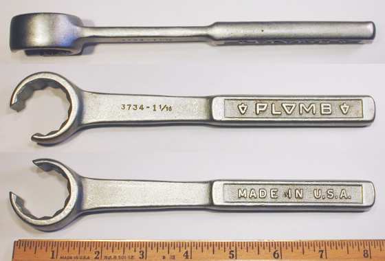 [Plomb 3734 1-1/16 Flare-Nut Wrench]