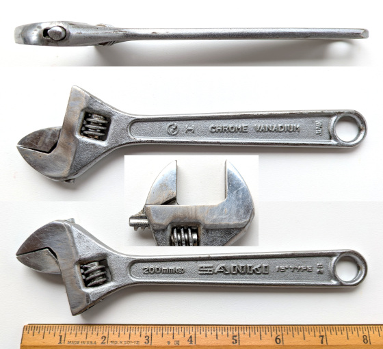 [Sanki 200mm Adjustable Wrench]