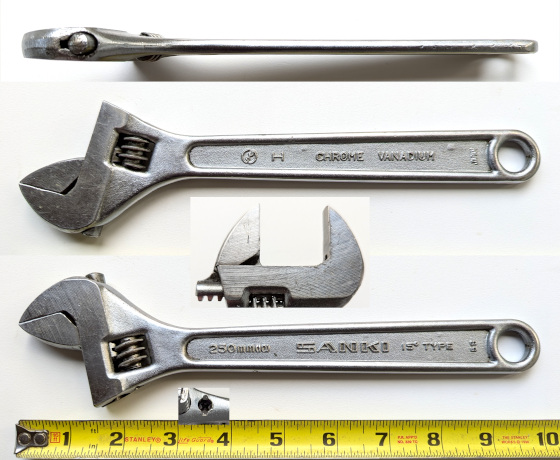 [Sanki 250mm Adjustable Wrench]