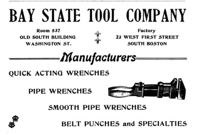 [1904 Advertisement for Bay State Tool]