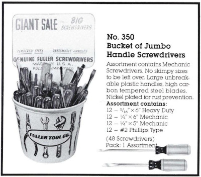 [1984 Catalog Listing for Fuller No. 350 Tool Bucket]