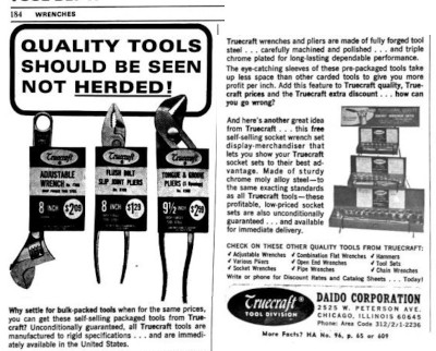 [1967 Ad for Daido Truecraft Tools]