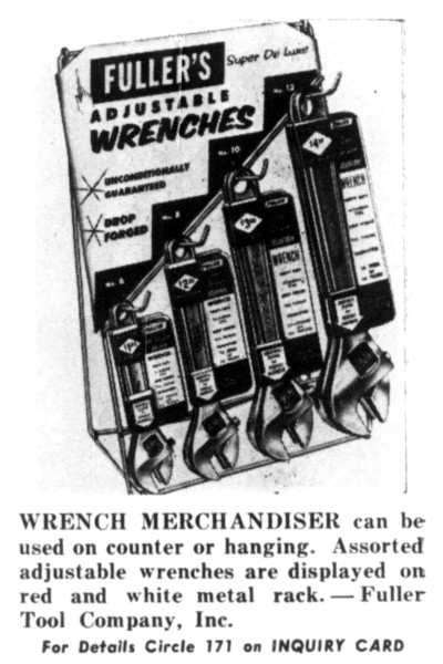 [1960 Notice for Fuller Adjustable Wrenches]