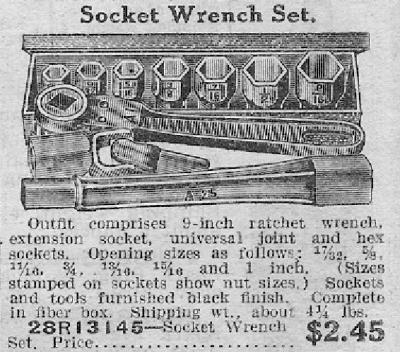 1919 Listing for Chicago Manufacturing Socket Set]