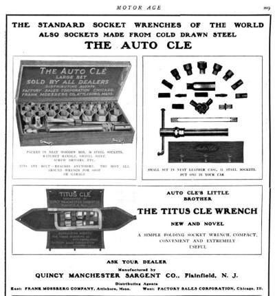 [1908 Advertisement for Q.M.S. Company]