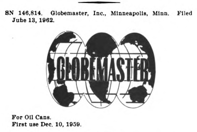 [1963 Publication for GLOBEMASTER Trademark]
