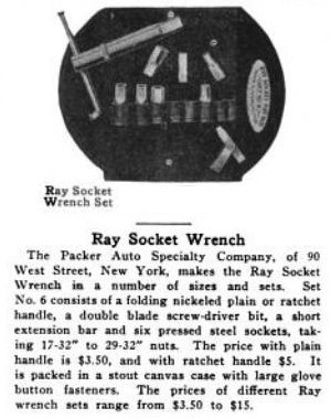 [1917 Notice for Ray No. 6 Socket Set]