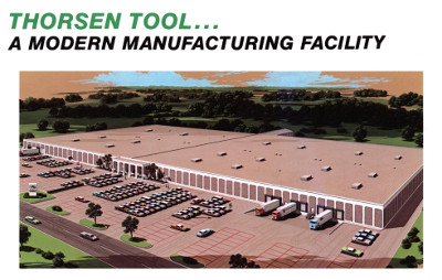 [Illustration of Thorsen Factory from 1983 Catalog]