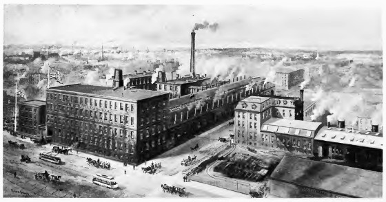 Illustration of J.J. Williams Factory from 1901 Catalog