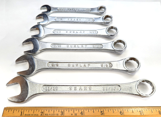 [Wrenches from Sears 4385 LC Six-Piece Combination Wrench Set]