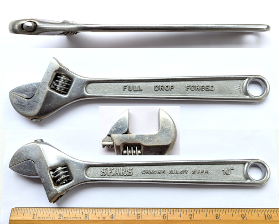 [Sears 30872 BF 10 Inch Adjustable Wrench]