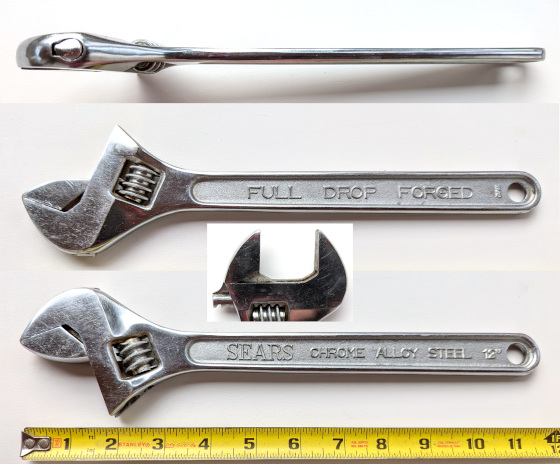 [Sears 30873 12 Inch Adjustable Wrench]