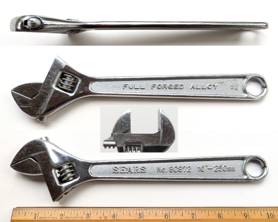 [Sears 30872 BF 10 Inch Adjustable Wrench]