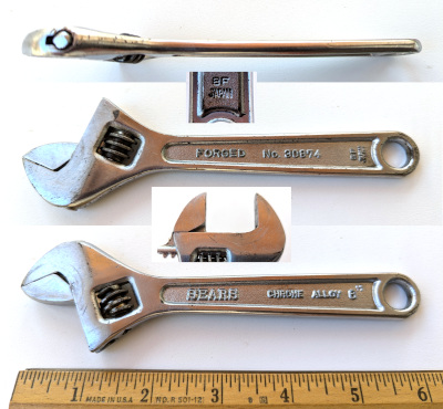 [Sears 30874 BF 6 Inch Adjustable Wrench]