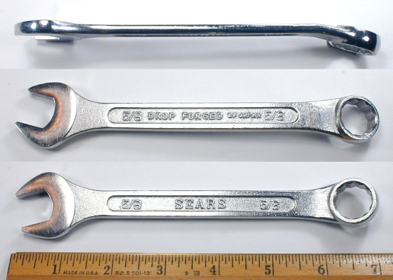 [Sears BF 5/8 Combination Wrench]