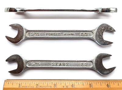[Later Sears BF 9/16x5/8 Open-End Wrench]