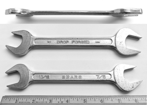 [Sears BF 13/16x7/8 Open-End Wrench]