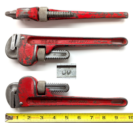 [Sears 30851 BF 10 Inch Pipe Wrench]