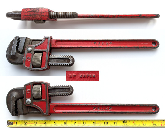 [KTC Sears 30884 BF 18 Inch Stillson-Pattern Pipe Wrench]