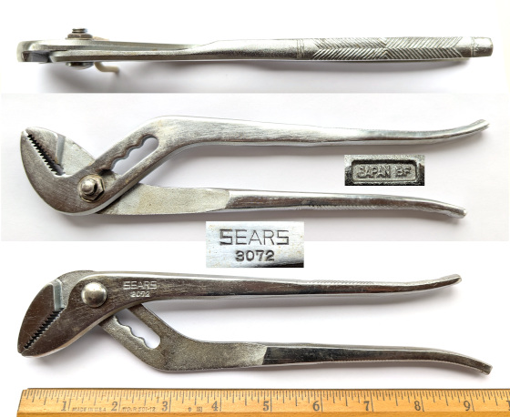 [Sears 3072 BF 9½ Inch Utility (Waterpump) Pliers]