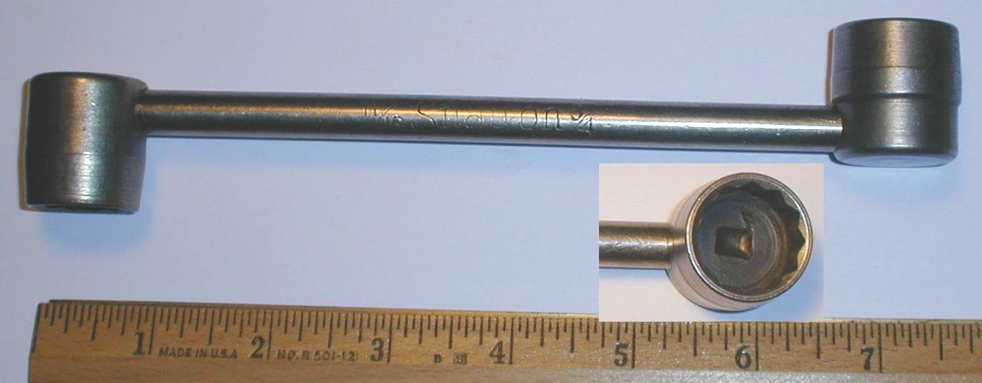 Vintage Snap-on™ 3/8" drive 5/16" 12-point box offset wrench torque adaptor ExC 