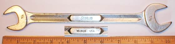 [Snap-on VS-2428 3/4x7/8 Open-End Wrench]