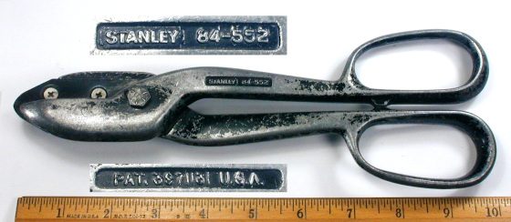 [Stanley 84-552 10 Inch Straight Pattern Tin Snips]