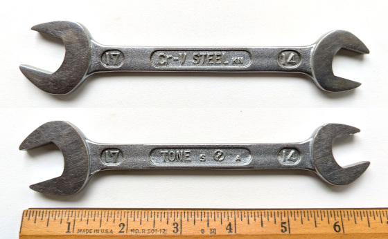 [Tone KN 14x17mm Open-End Wrench]