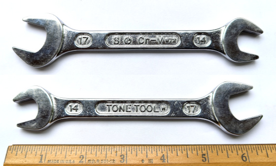 [Tone Tool S-1417 14x17mm Open-End Wrench]